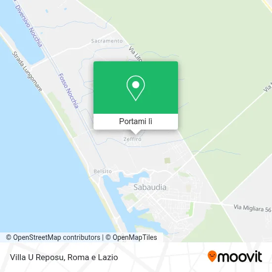 Mappa Villa U Reposu