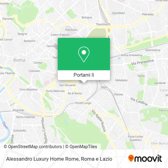 Mappa Alessandro Luxury Home Rome