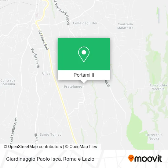 Mappa Giardinaggio Paolo Isca