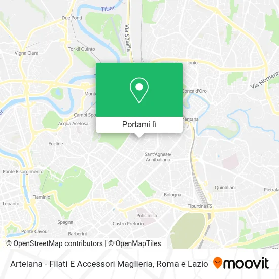 Mappa Artelana - Filati E Accessori Maglieria