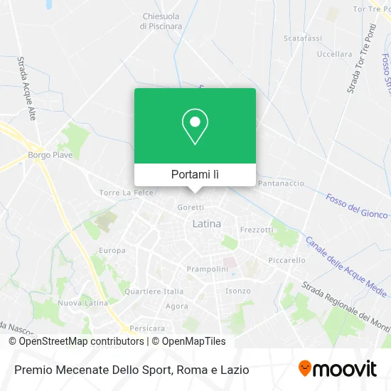 Mappa Premio Mecenate Dello Sport