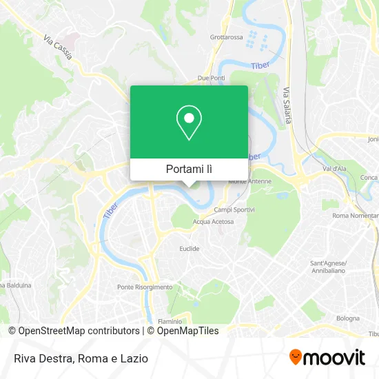 Mappa Riva Destra