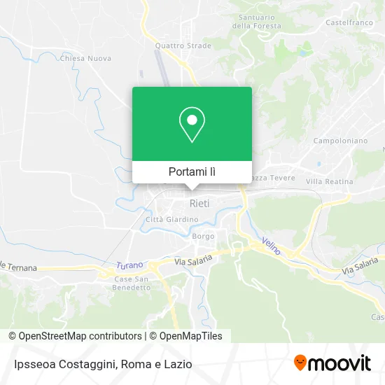 Mappa Ipsseoa Costaggini