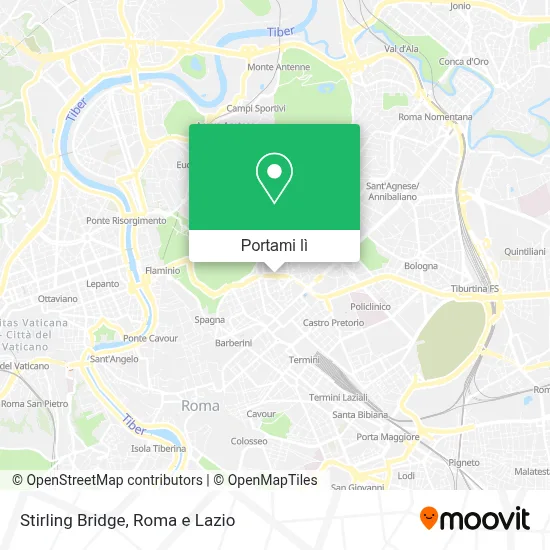 Mappa Stirling Bridge