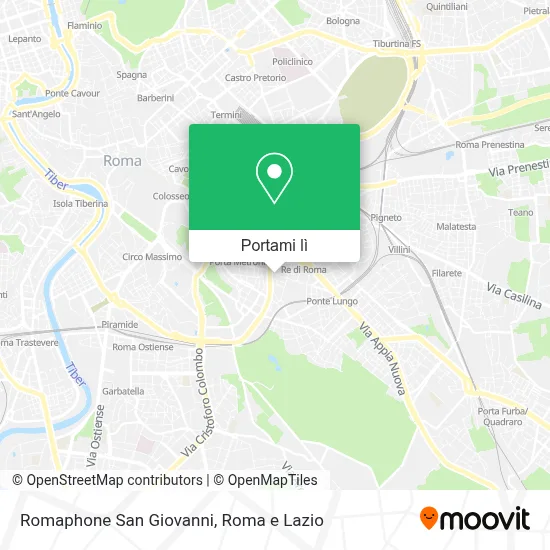 Mappa Romaphone San Giovanni