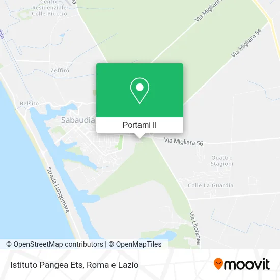 Mappa Istituto Pangea Ets