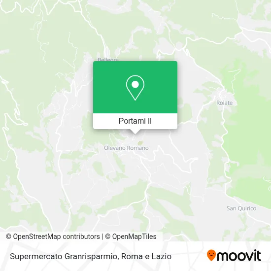 Mappa Supermercato Granrisparmio