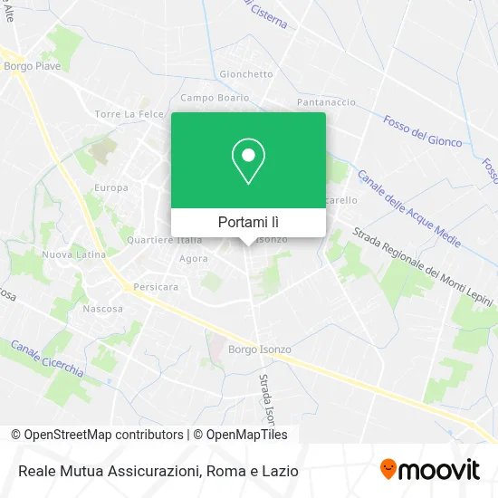 Mappa Reale Mutua Assicurazioni