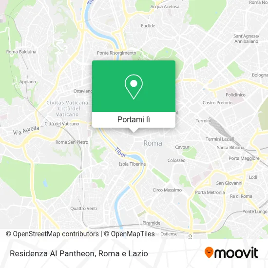 Mappa Residenza Al Pantheon