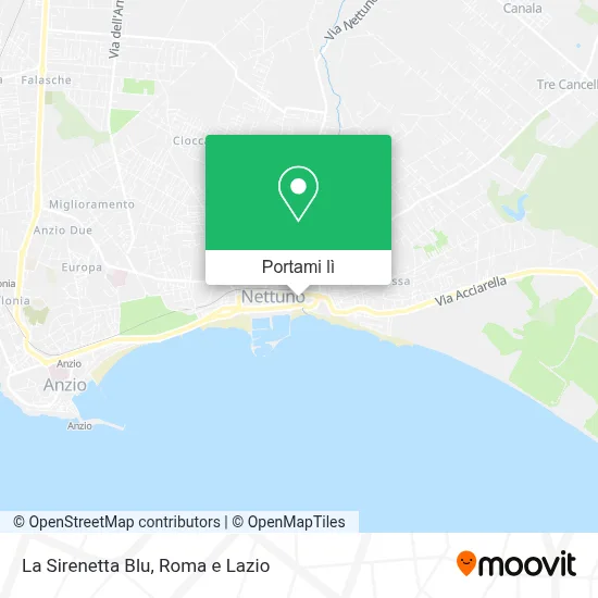 Mappa La Sirenetta Blu