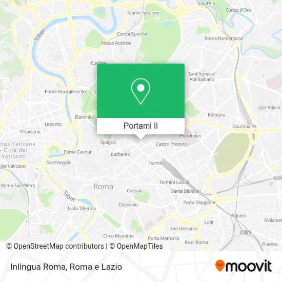 Mappa Inlingua Roma