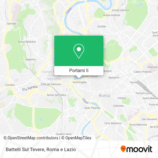 Mappa Battelli Sul Tevere