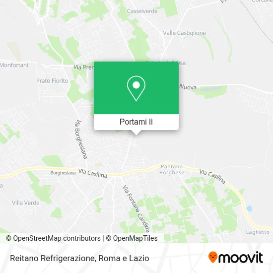 Mappa Reitano Refrigerazione