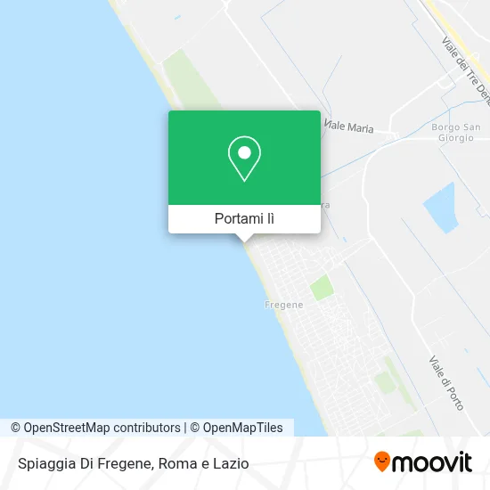 Mappa Spiaggia Di Fregene