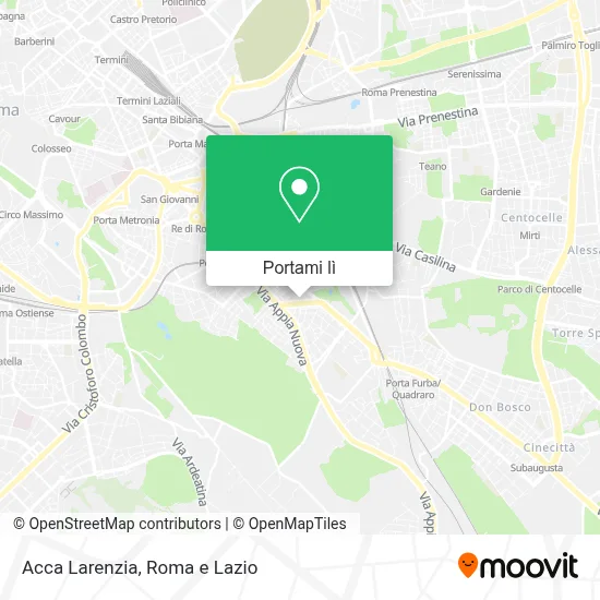 Mappa Acca Larenzia