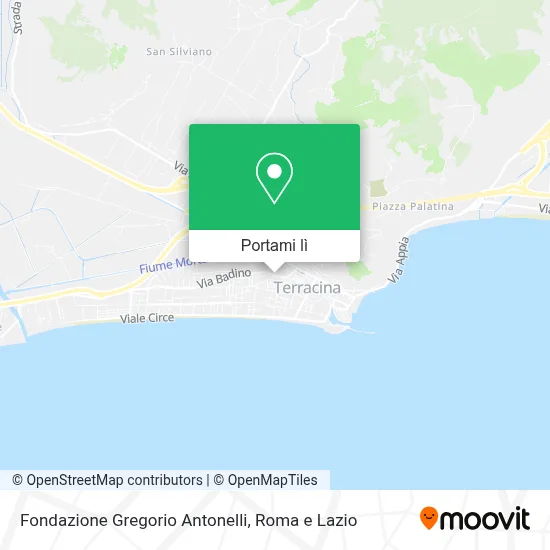 Mappa Fondazione Gregorio Antonelli