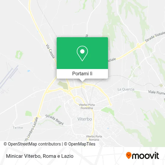 Mappa Minicar Viterbo