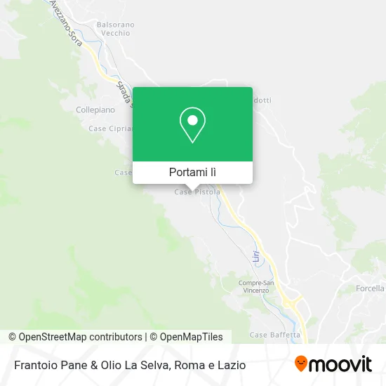 Mappa Frantoio Pane & Olio La Selva