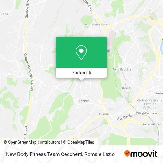 Mappa New Body Fitness Team Cecchetti