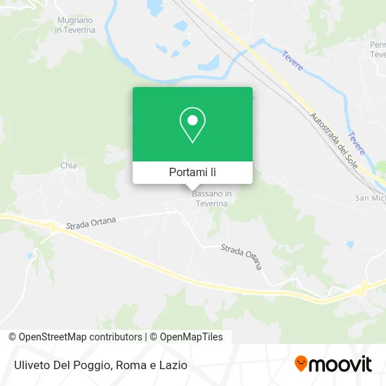 Mappa Uliveto Del Poggio