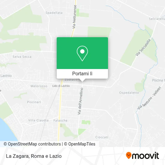 Mappa La Zagara