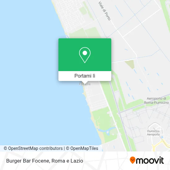 Mappa Burger Bar Focene