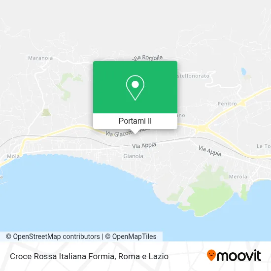 Mappa Croce Rossa Italiana Formia