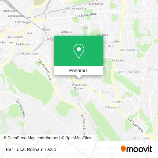 Mappa Bar Luca