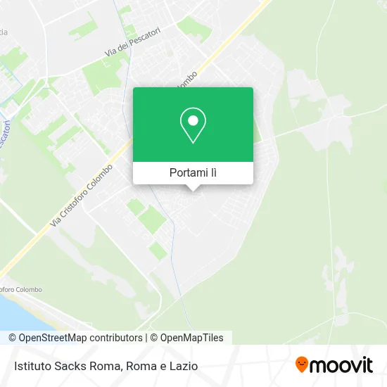 Mappa Istituto Sacks Roma