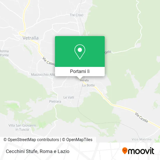 Mappa Cecchini Stufe