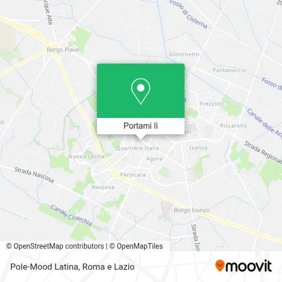Mappa Pole-Mood Latina