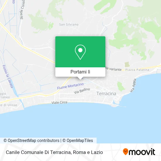 Mappa Canile Comunale Di Terracina