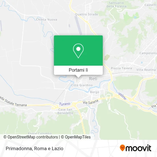 Mappa Primadonna