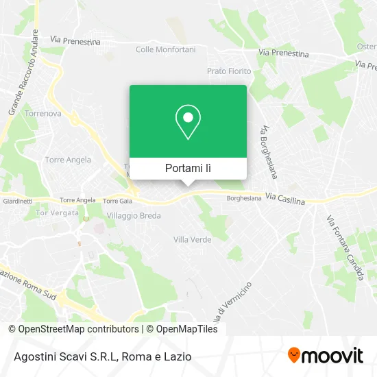 Mappa Agostini Scavi S.R.L