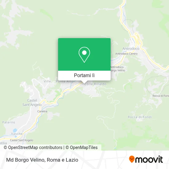 Mappa Md Borgo Velino
