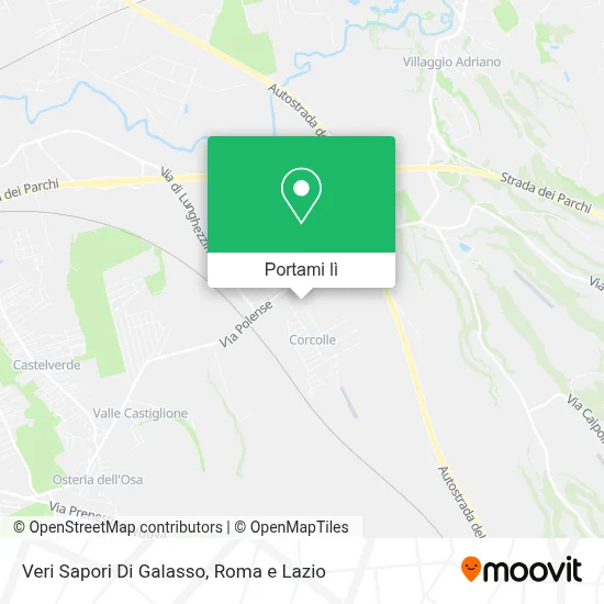 Mappa Veri Sapori Di Galasso