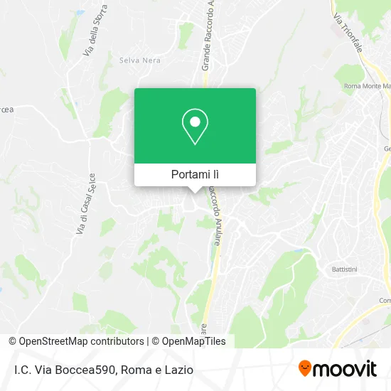 Mappa I.C. Via Boccea590