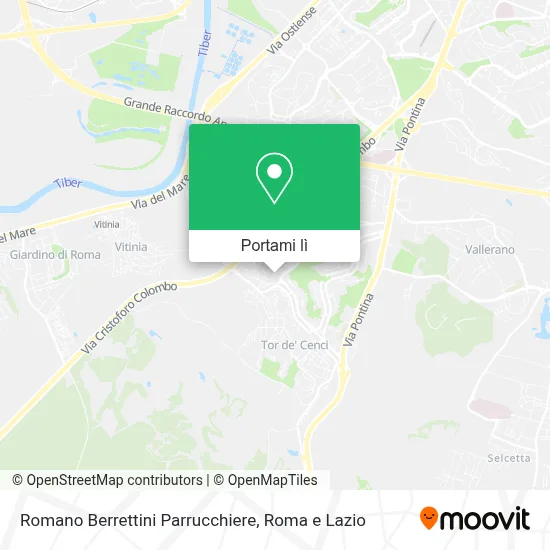 Mappa Romano Berrettini Parrucchiere