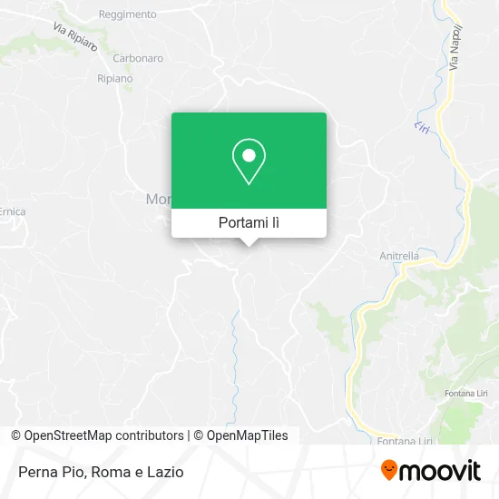 Mappa Perna Pio