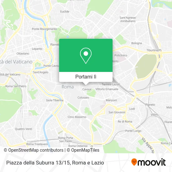 Mappa Piazza della Suburra 13/15