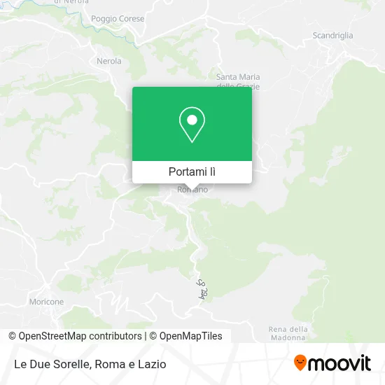 Mappa Le Due Sorelle