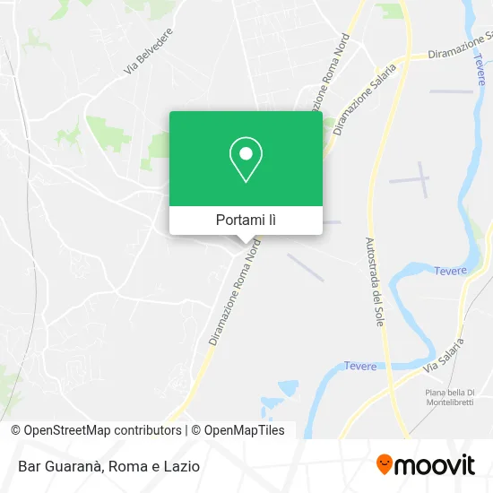 Mappa Bar Guaranà