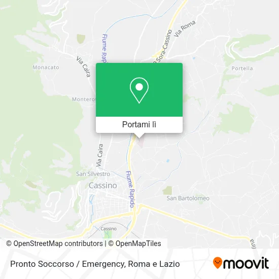 Mappa Pronto Soccorso / Emergency