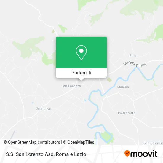 Mappa S.S. San Lorenzo Asd