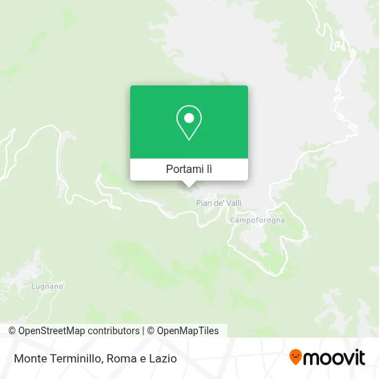 Mappa Monte Terminillo