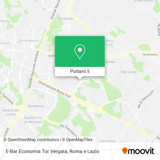 Mappa E-Bar Economia Tor Vergata