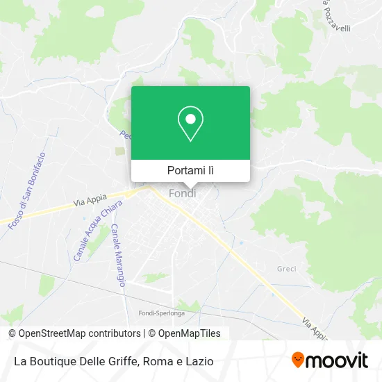 Mappa La Boutique Delle Griffe