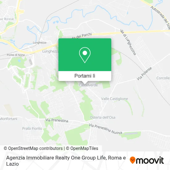 Mappa Agenzia Immobiliare Realty One Group Life