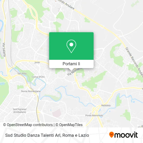 Mappa Ssd Studio Danza Talenti Arl