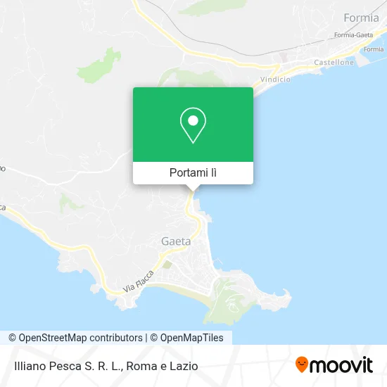Mappa Illiano Pesca S. R. L.